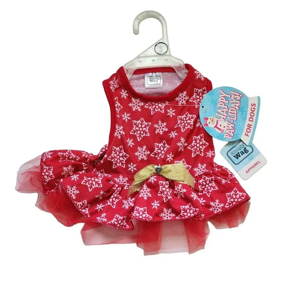 Simply Wag Dog Costume Tutu Dress Size S Princess - Picture 1 of 4